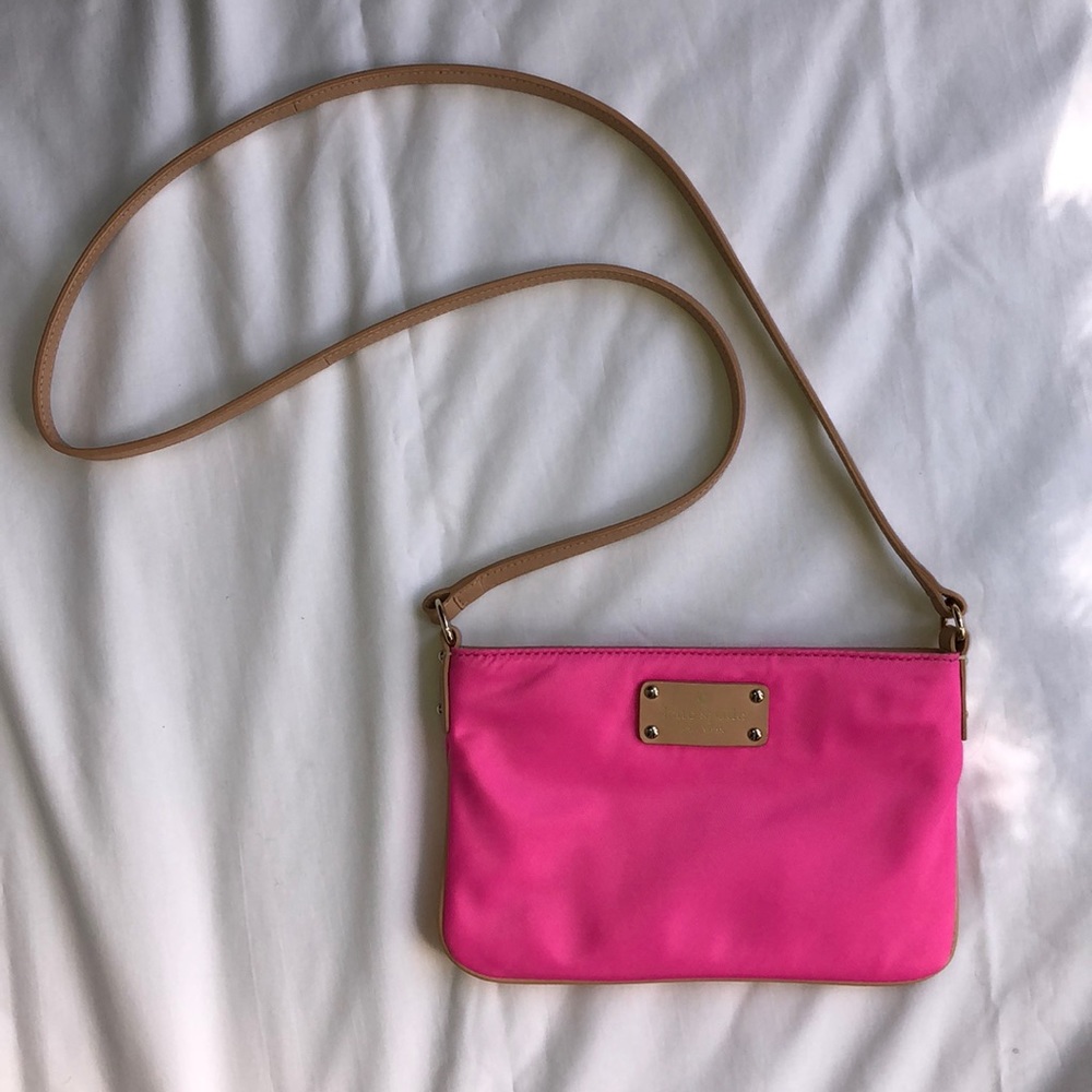 NWOT Kate Spade Neon Pink Crossbody